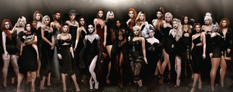 25 virgin avatars in Second life