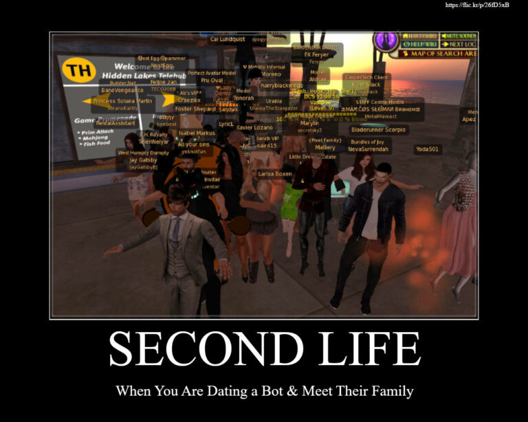 Second Life Meme - Bot Family Reunion