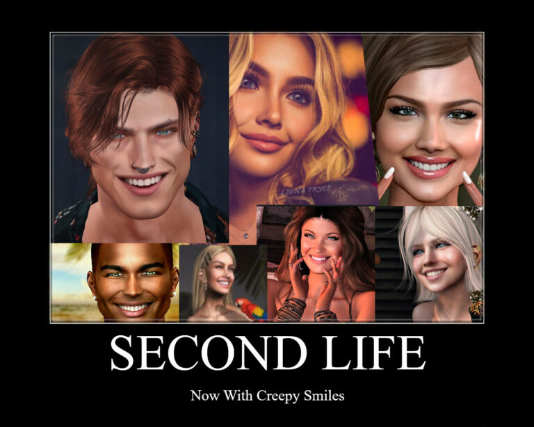Second Life Meme - Creepy Smiles