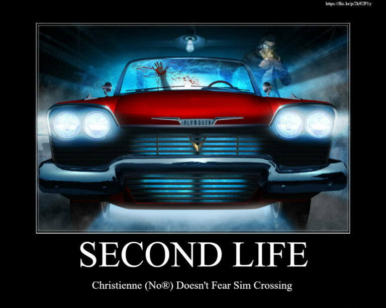 Second Life Meme - Sim crossing
